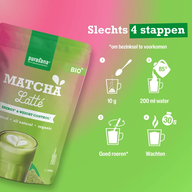 Purasana Biologische Matcha Latte