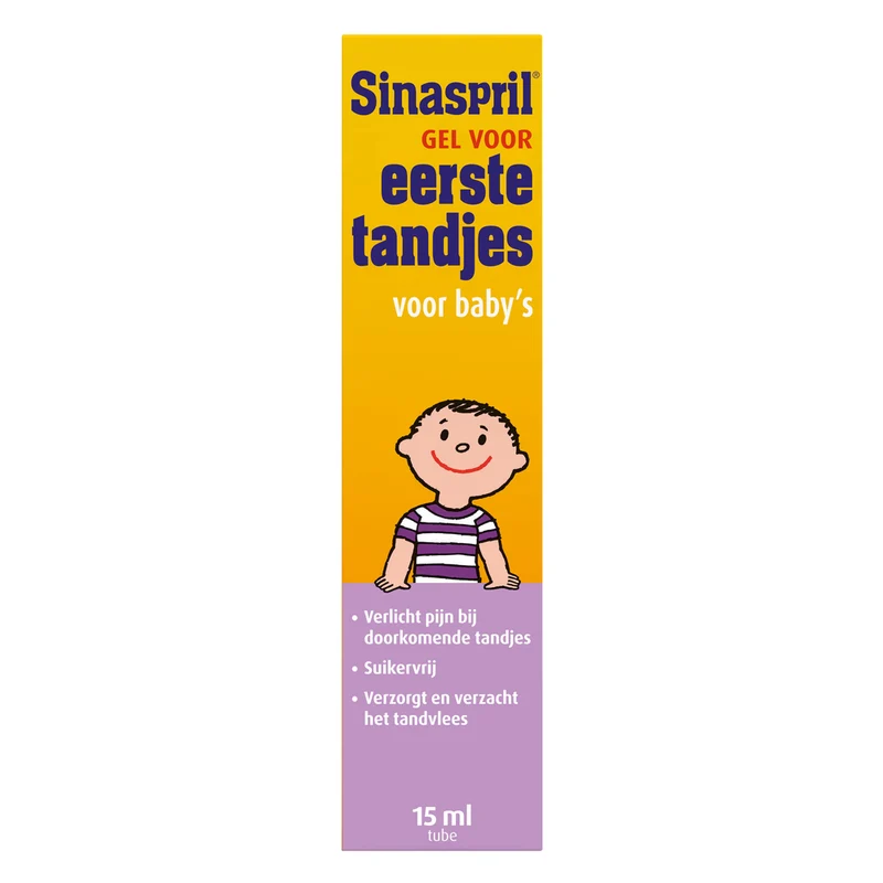 Sinaspril Gel voor de eerste tandjes 15 ml