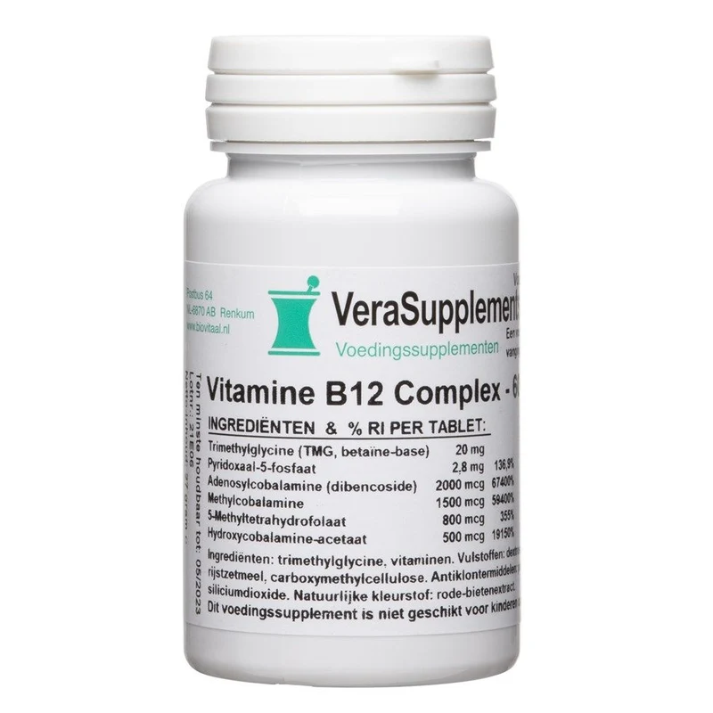 VeraSupplements Vit B12 Complex Tabletten 60 tabletten