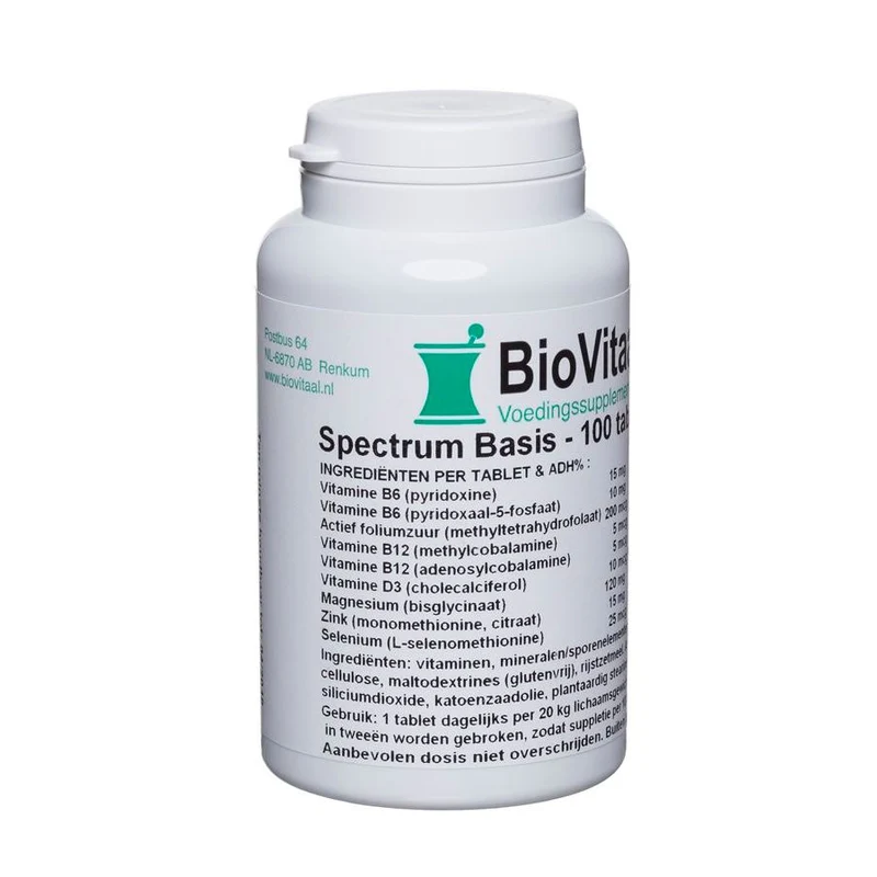 VeraSupplements Spectrum Basis Tabletten 100 tabletten