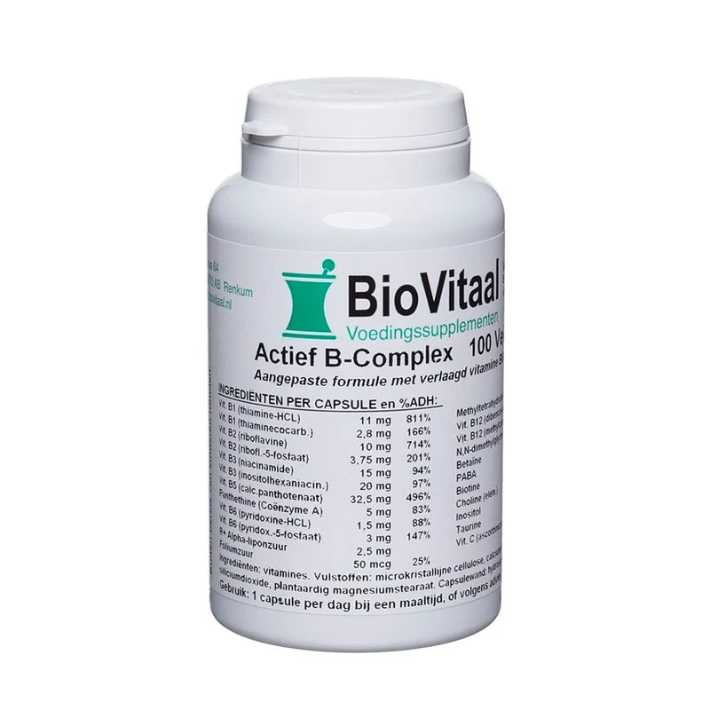 VeraSupplements Actief B-Complex Capsules 100 capsules