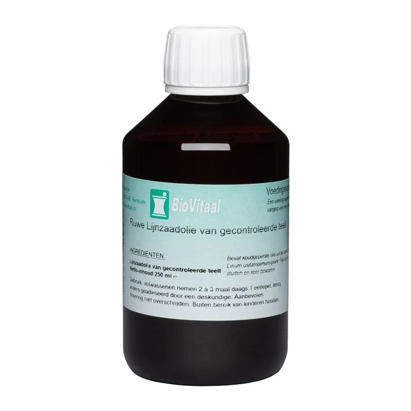 VeraSupplements Ruwe Lijnzaadolie 250 ml