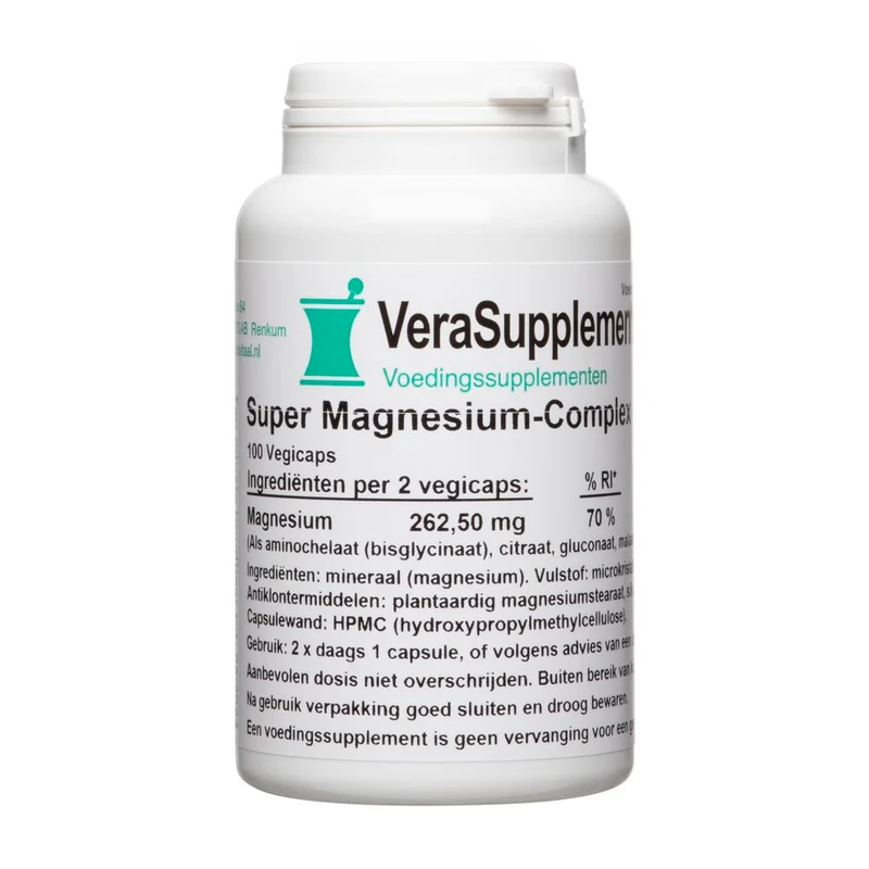 VeraSupplements Super Magnesium Complex Capsules 100 vcaps