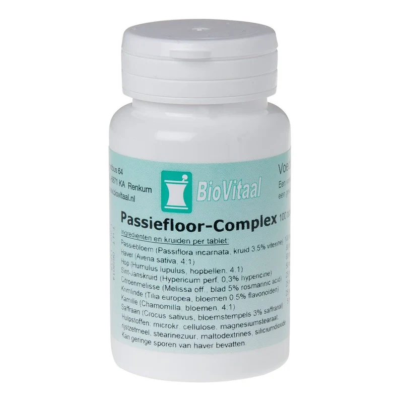 VeraSupplements Passiefloor-Complex Tabletten 100 tabletten