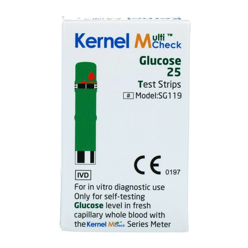 Testjezelf.nu Multicheck glucose teststrips 25 stuks