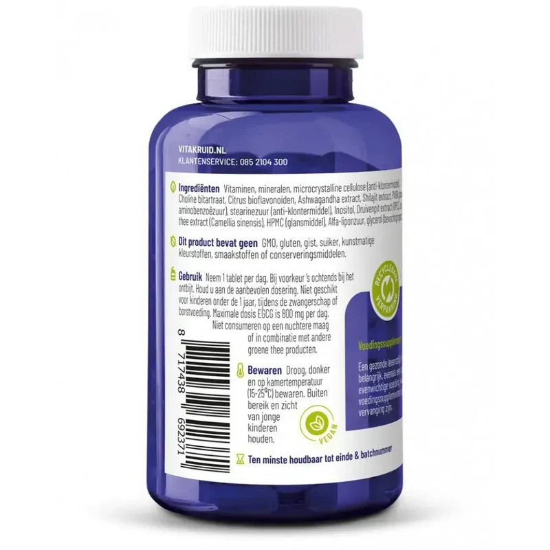Vitakruid Multi dag & nacht man sport