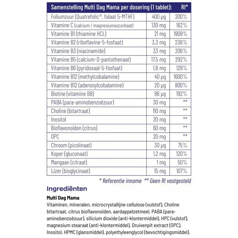 Vitakruid Multi Dag & Nacht Mama