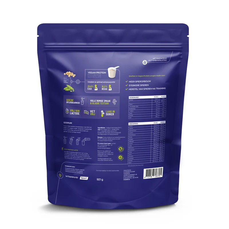 Vitakruid Vegan Protein Soft Vanilla