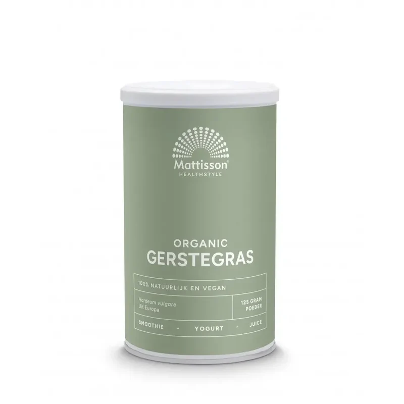 Mattisson Biologische Gerstegras 125 gram