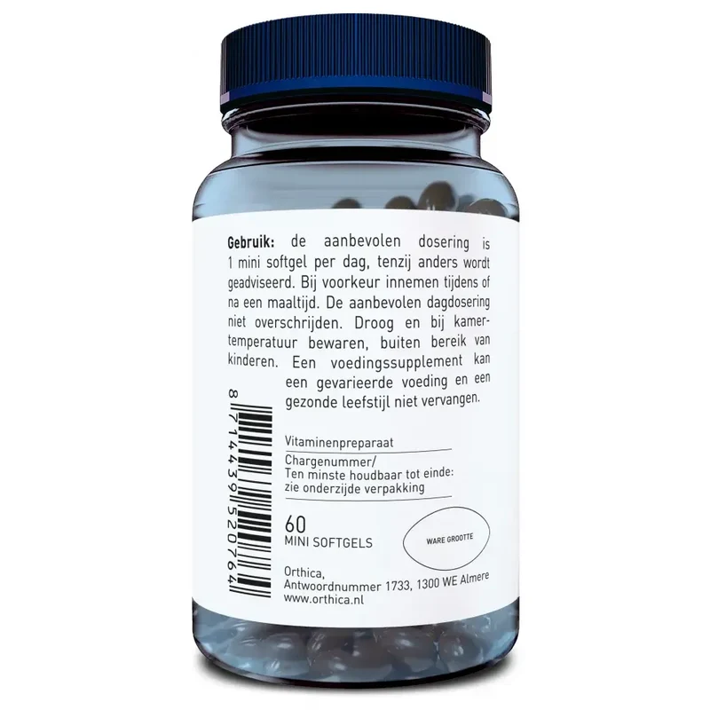 Orthica E-400 60 mini softgels