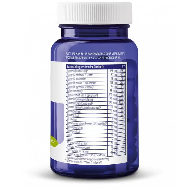 Vitakruid Multi dag man 50+