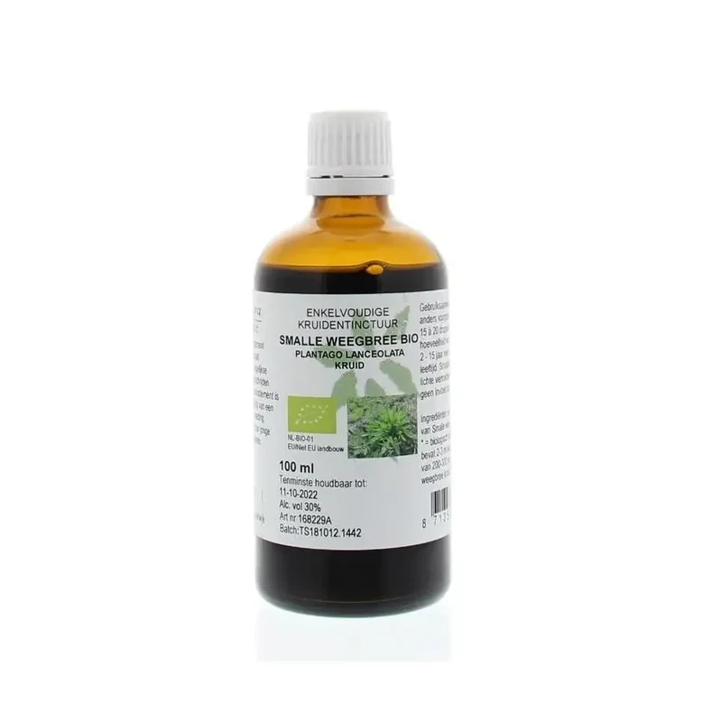 Cruydhof smalle weegbree tinctuur biologisch