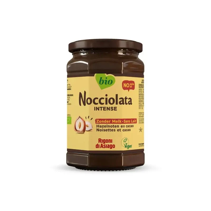 Nocciolata Hazelnootpasta zonder melk biologisch