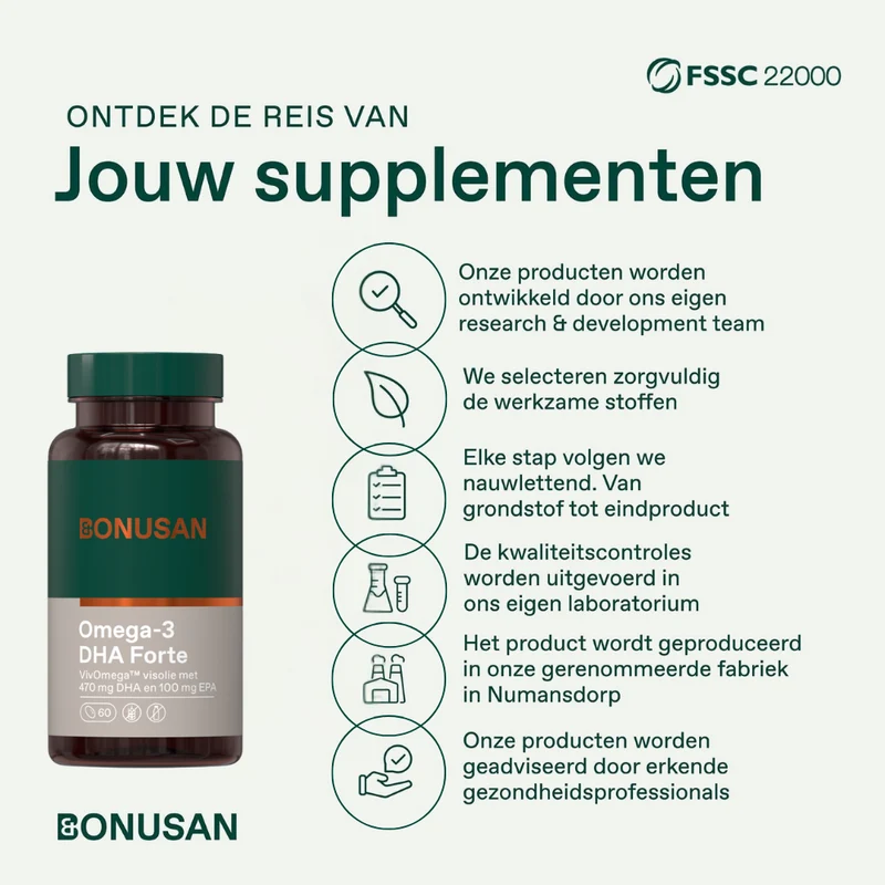 Bonusan Omega 3 DHA forte FOS