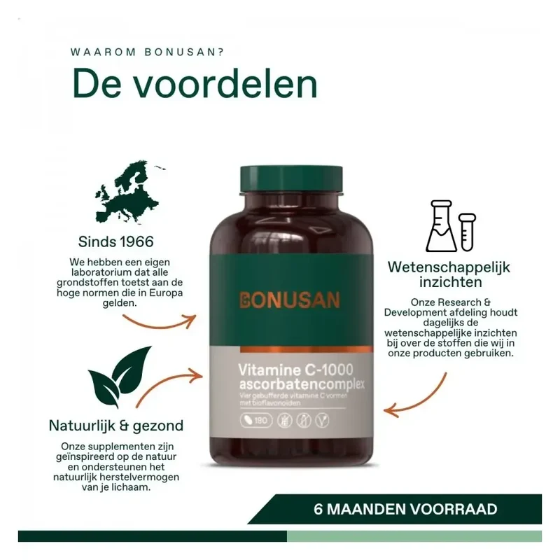 Bonusan Vitamine C-1000 ascorbaten