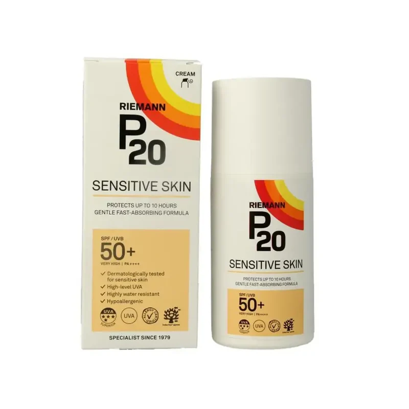 P20 sensitive lotion spf50+