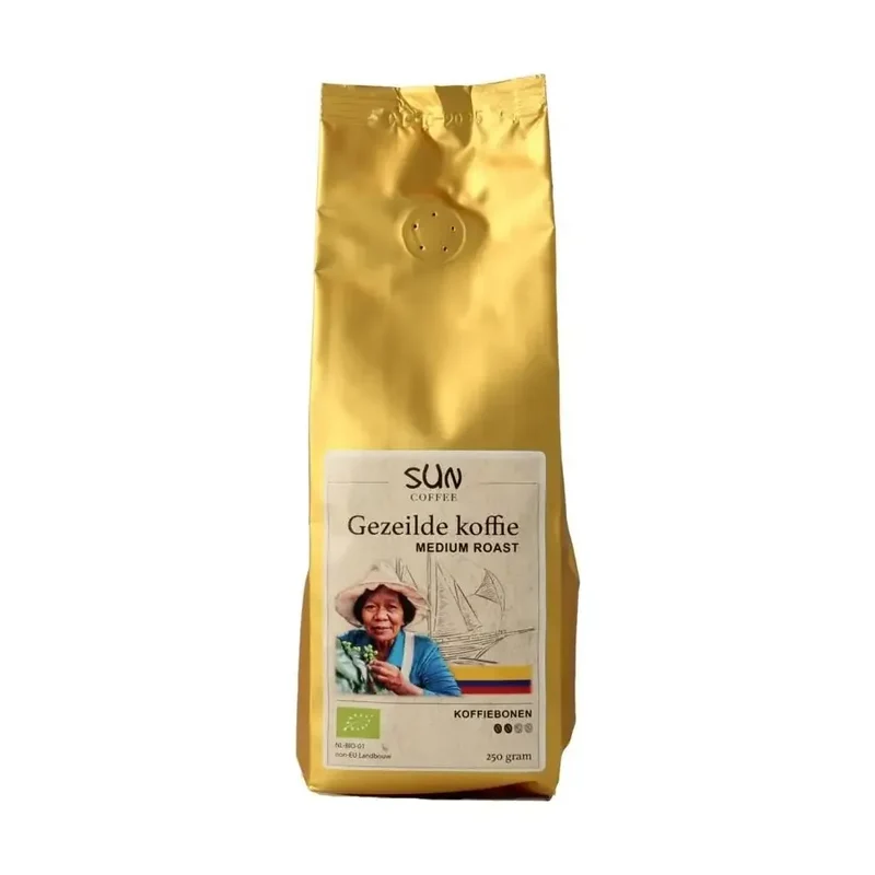 Sun Coffee Gezeilde koffiebonen medium roast
