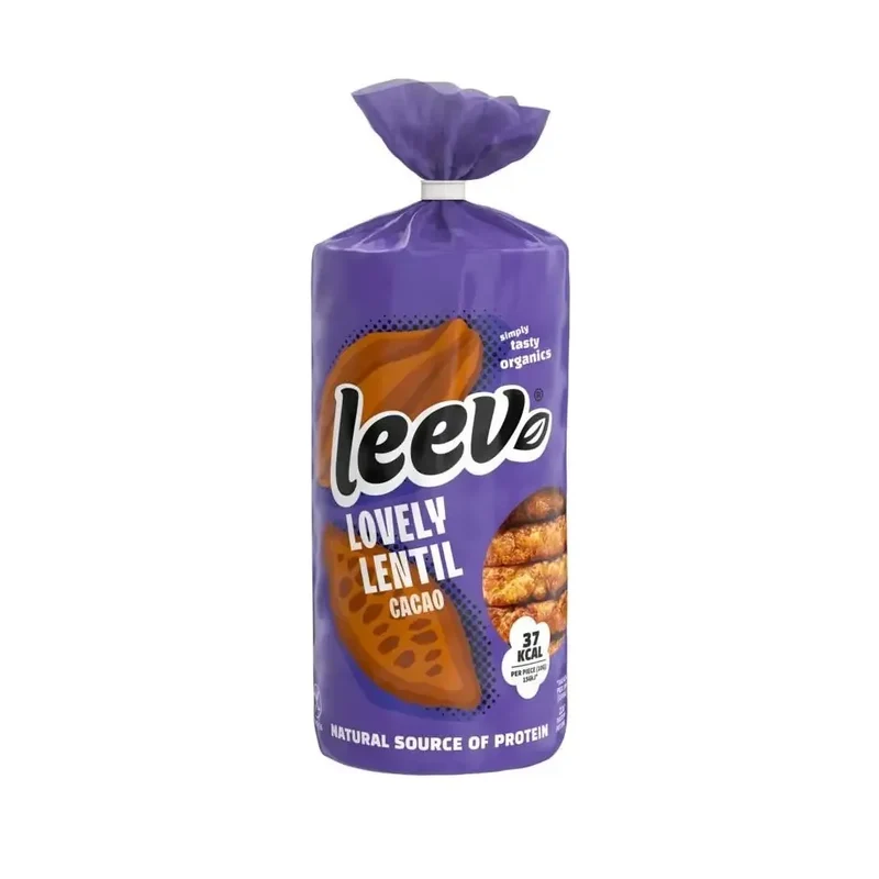 Leev Lovely lentil cakes cacao demeter biologisch