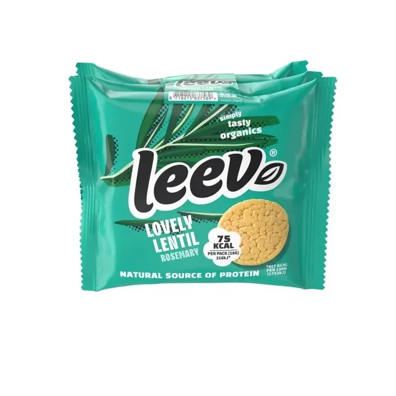 Leev Lovely lentil cakes rosemary demeter biologisch