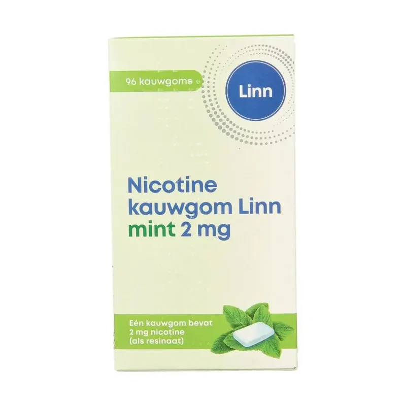 Linn Nicotine kauwgom 2 mg mint