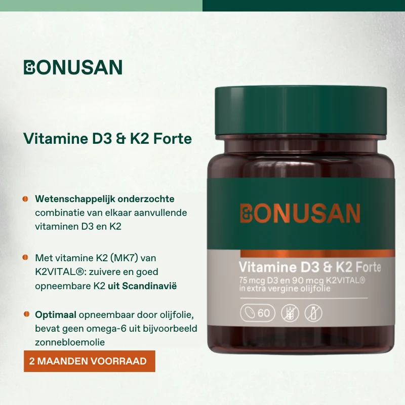 Bonusan Vitamine D3 & K2 Forte