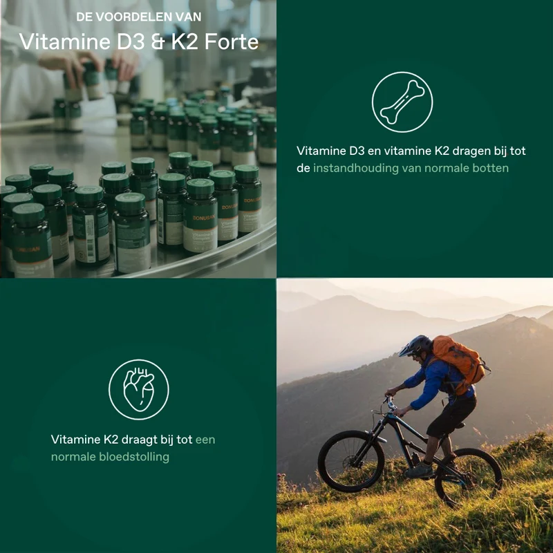 Bonusan Vitamine D3 & K2 Forte