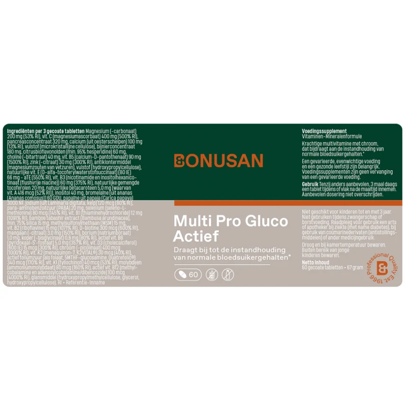 Bonusan Multi Pro Gluco Actief