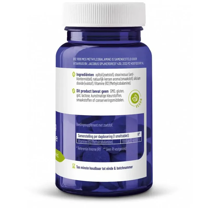 Vitakruid B12 1000 mcg Methylcobalamine
