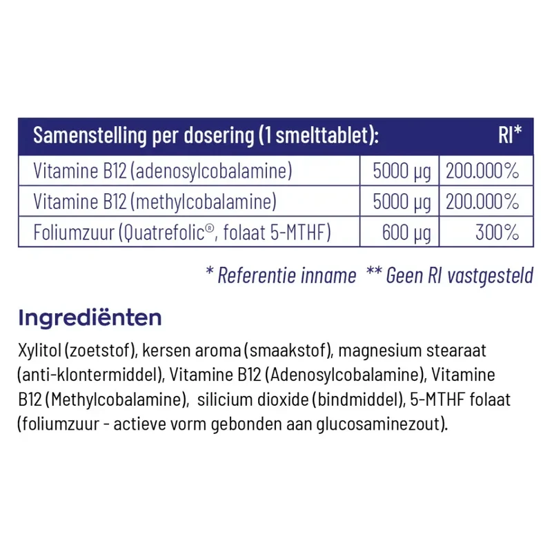 Vitakruid B12 Combi 10.000 met folaat