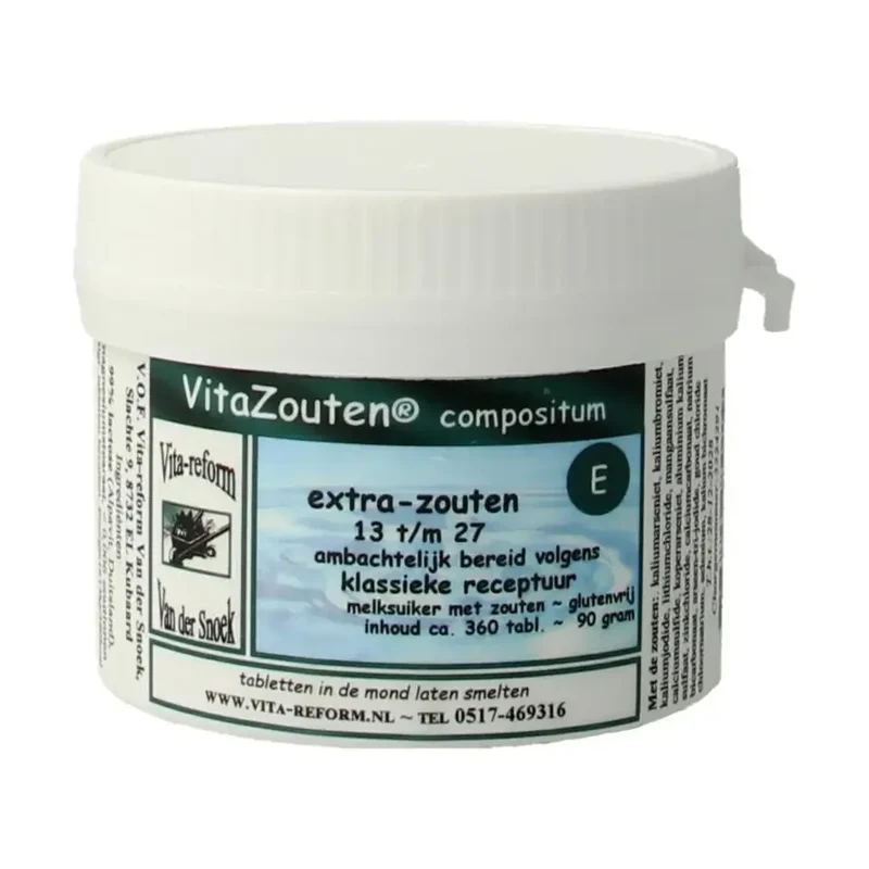 Vitazouten compositum extra 13 t/m 27