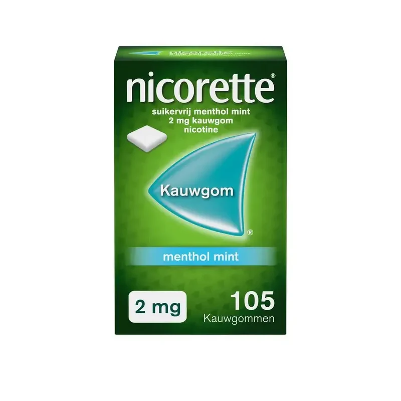 Nicorette Kauwgom 2 mg menthol mint