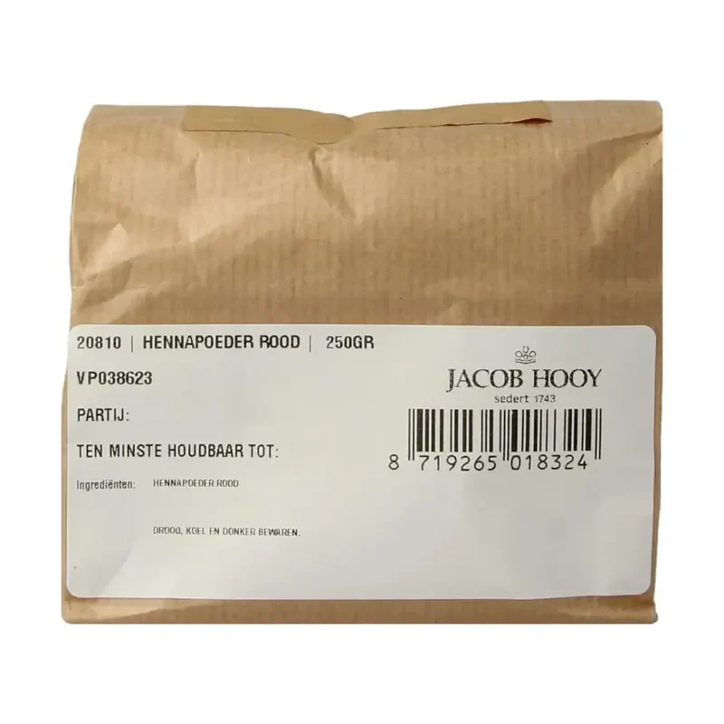 Jacob Hooy Hennapoeder rood
