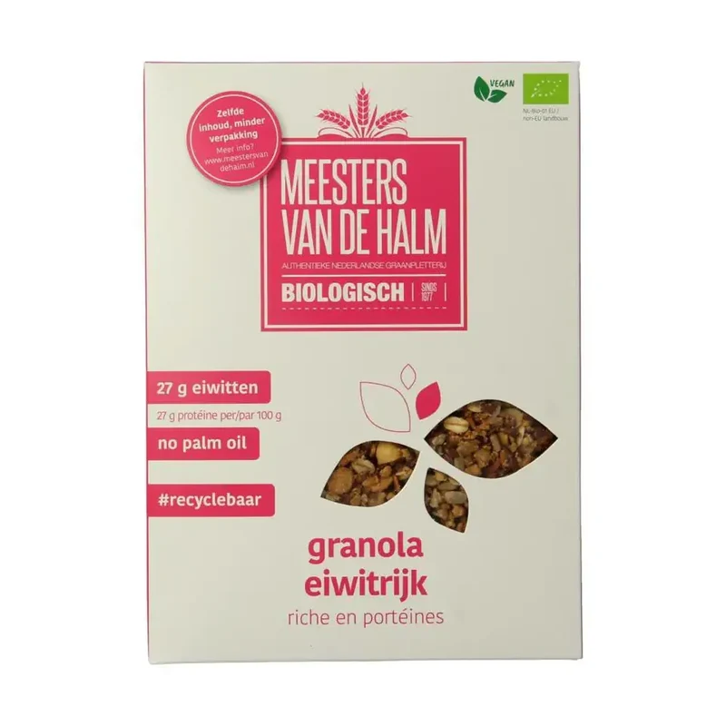 De Halm Granola eiwitrijk