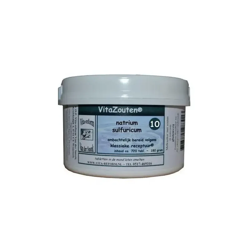 Vitazouten Natrium sulfuricum VitaZout Nr. 10