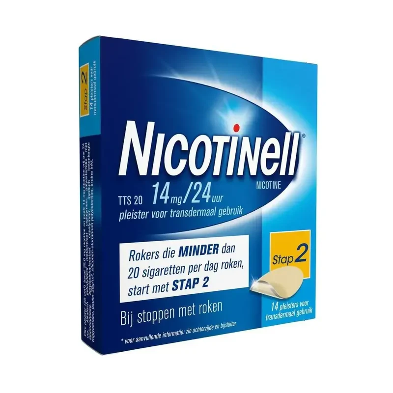 Nicotinell Pleister Stap 2 |