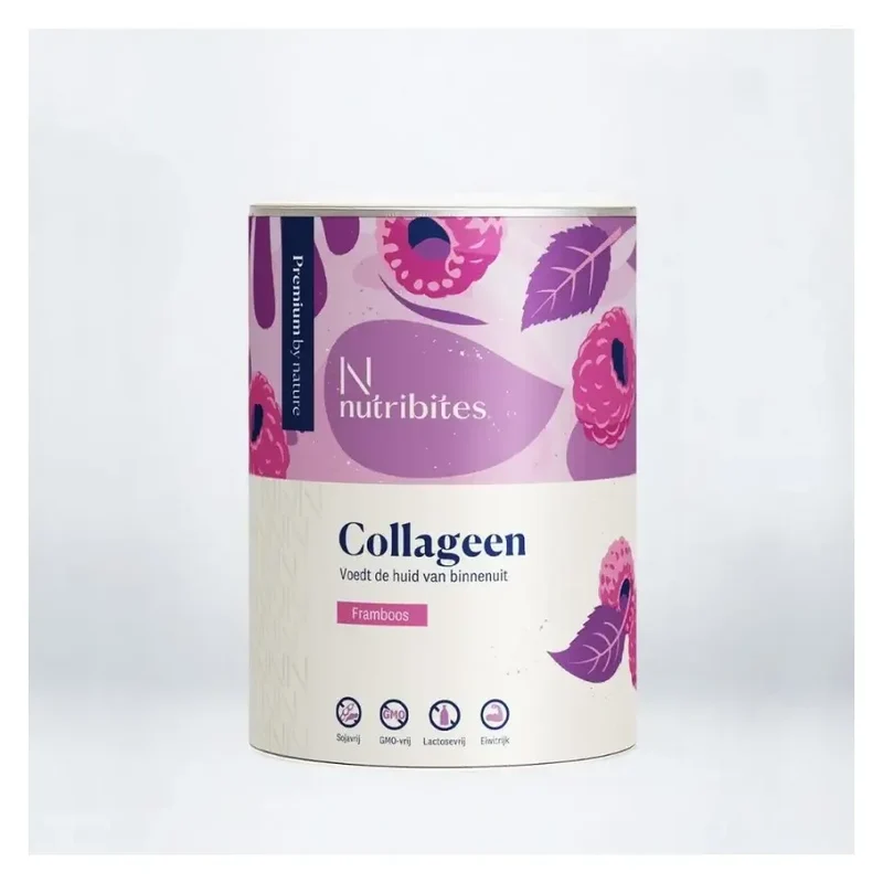 Nutribites Collageen framboos 360 gram