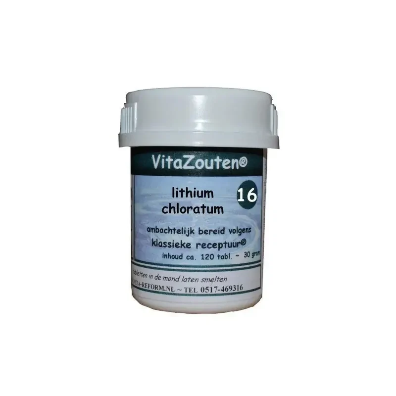 Vitazouten Lithium chloratum VitaZout Nr. 16