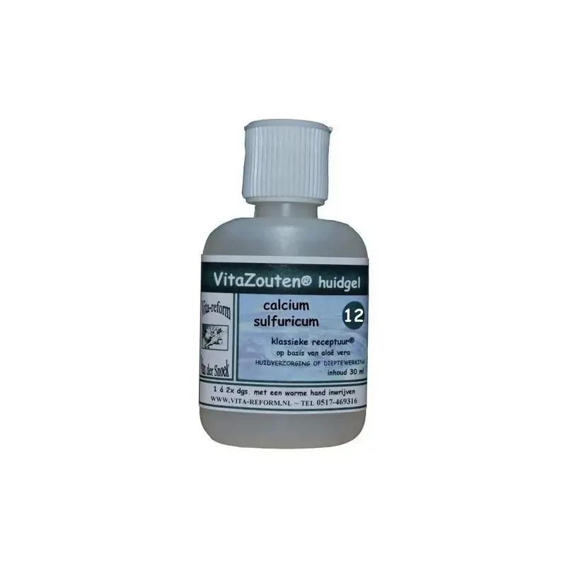 Vitazouten Calcium sulfuricum huidgel Nr. 12