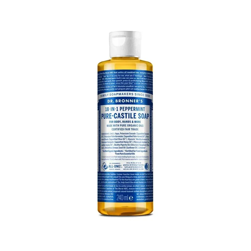 Dr Bronners Liquid soap peppermint