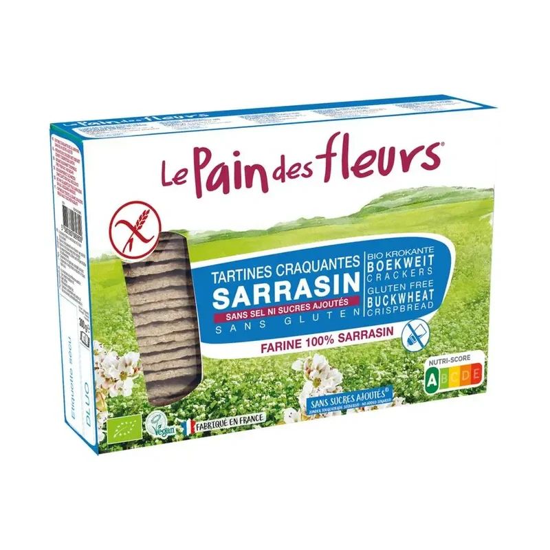 Le Pain Des Fleurs Boekweit crackers zonder zout