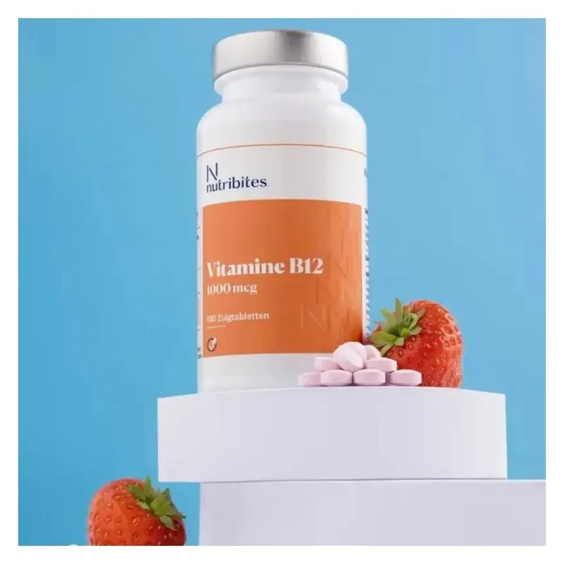 Nutribites Vitamine B12 1000 mcg 100 zuigtabletten