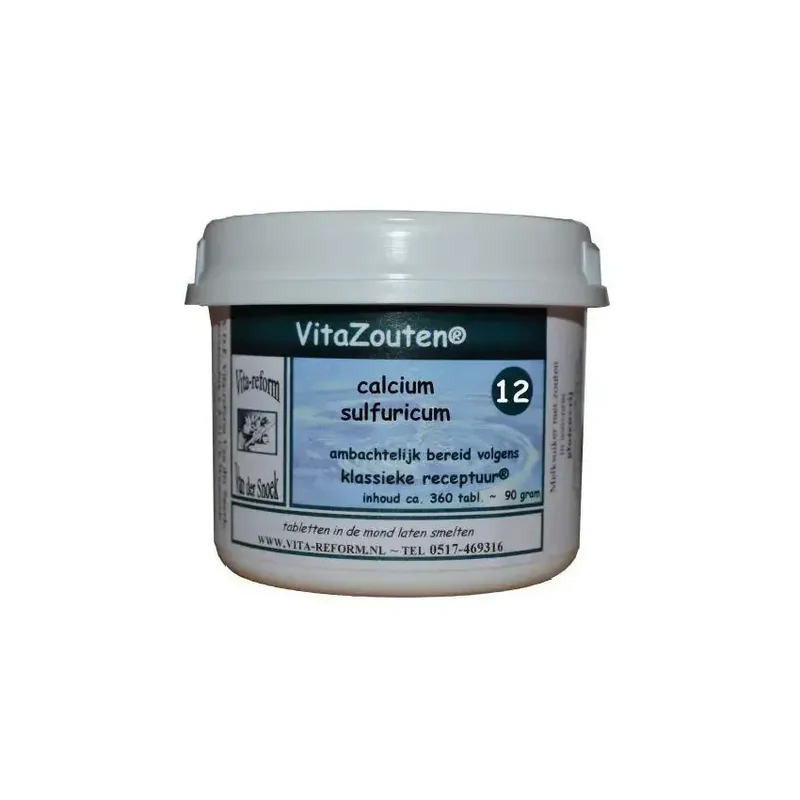 Vitazouten Calcium sulfuricum VitaZout Nr. 12