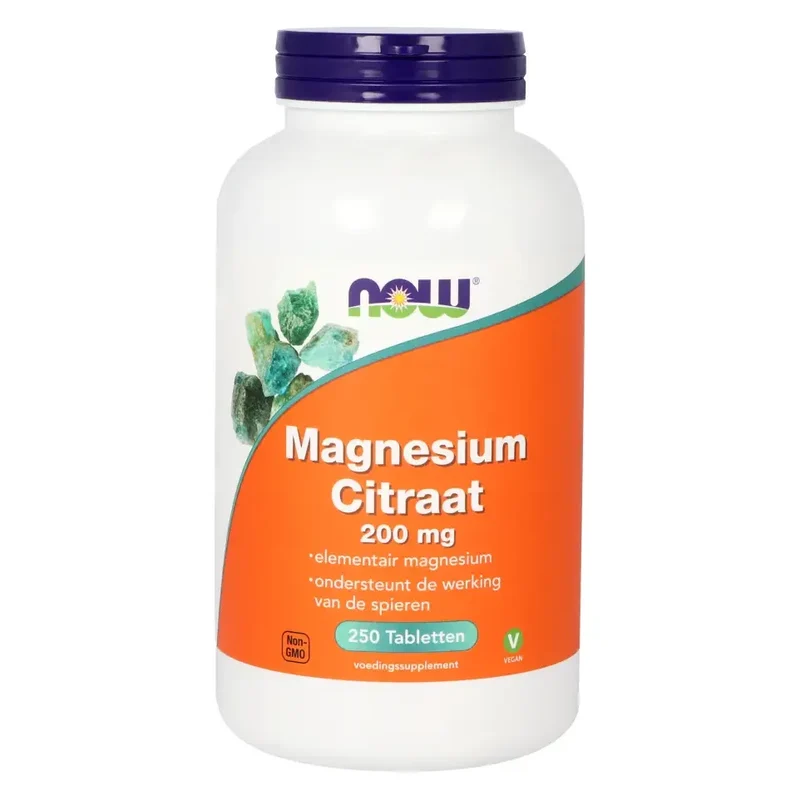 NOW Magnesium citraat 200 mg