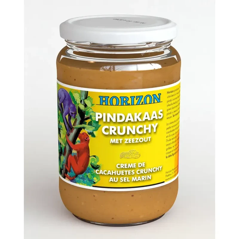 Horizon Pindakaas crunchy met zeezout