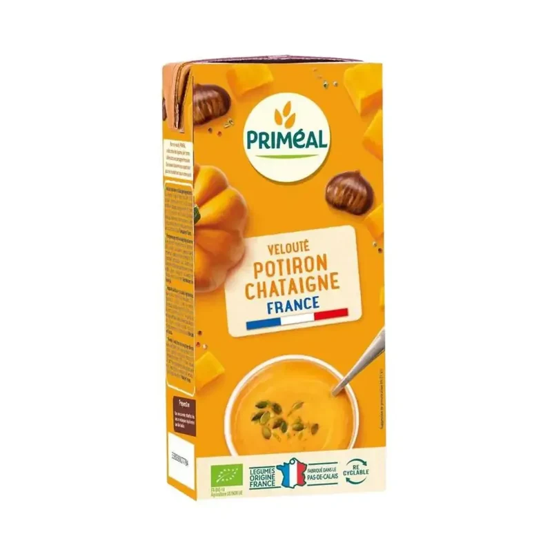 Primeal Veloute gebonden soep pompoen kastanje