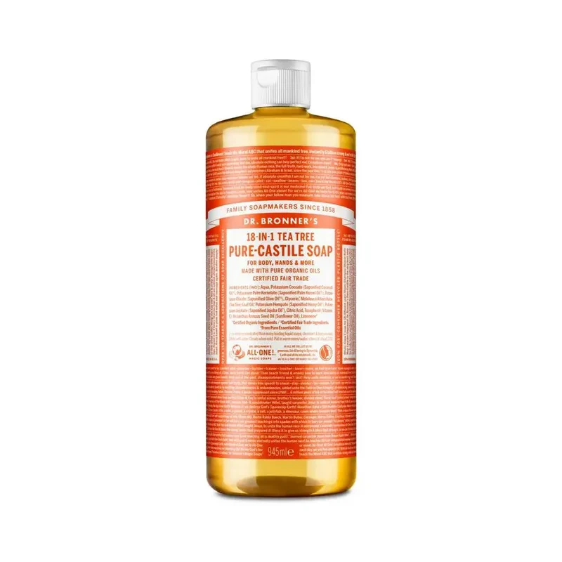 DR Bronners Liquid soap tea tree