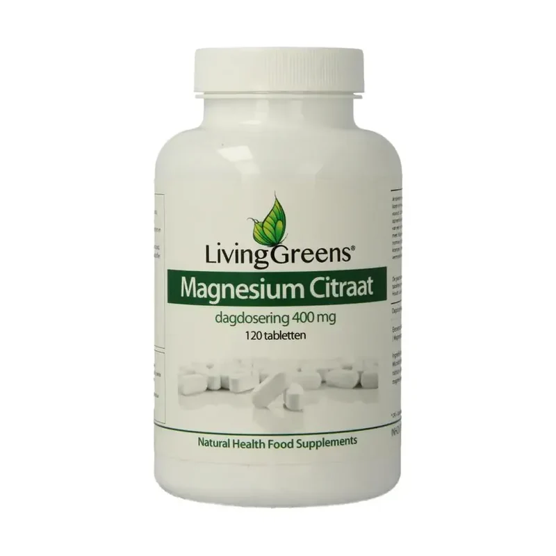 Livinggreens Magnesium citraat 400 mg