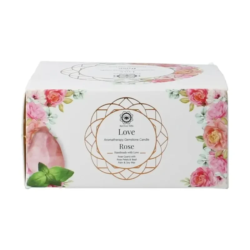 Green Tree Gemstone candle love rose 70 gram