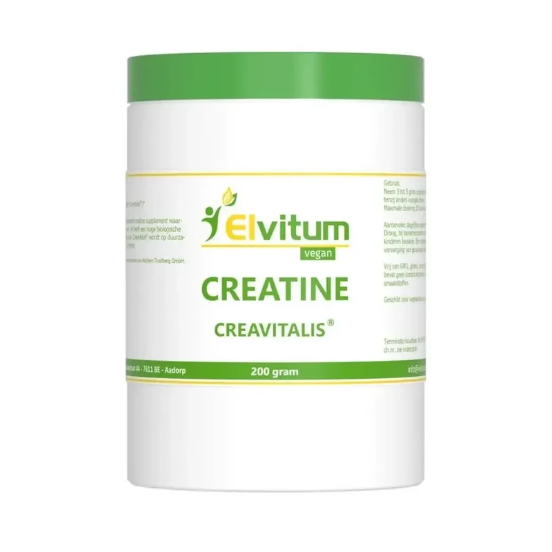 Elvitum Creatine monohydraat Creavitalis 200 gram
