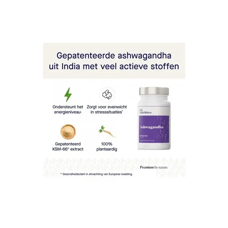 Nutribites Ashwagandha 60 capsules